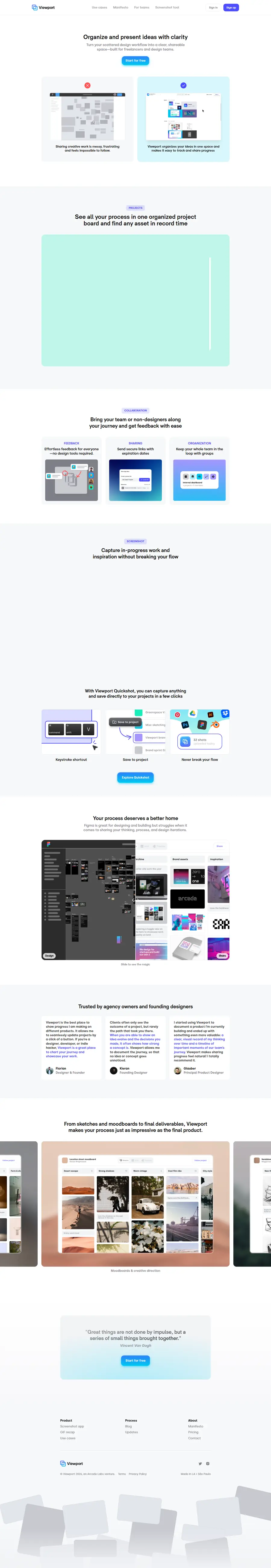 viewport.co full-page screenshot